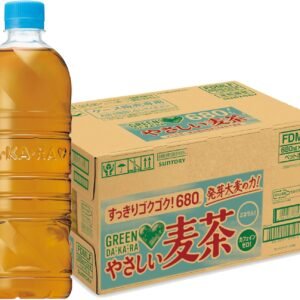 GREEN DA・KA・RA(グリーンダカラ) サントリー やさしい麦茶 ラベルレス お茶 ペットボトル 680ml ×24本 まとめ売り実施中