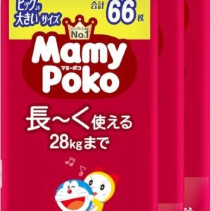 【パンツ ビッグより大きいサイズ】マミーポコ パンツ ドラえもん オムツ(13~28kg)66枚(22枚×3)〔ケース品〕【Amazon.co.jp 限定】