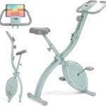 【Amazon.co.jp 限定】 アルインコ(ALINCO) フィットネスバイク エアロバイク トレーニングバイク 静音 8段階負荷 折りたたみ コンパクト収納 軽量 タブレットトレー付 小物ホルダー 組立簡単