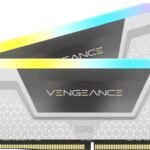 CORSAIR DDR5-6000MHz デスクトップPC用メモリ VENGEANCE RGB DDR5シリーズ (PC5-48000) Intel XMP メモリキット 32GB ホワイト [16GB×2枚] CMH32GX5M2E6000C36W