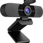 EMEET Webカメラ HD1080P 200万画素 90°広角 ウェブカメラ ストリーミング 内蔵マイクパソコン用カメラ オンライン会議用 自動光補正 EMEETLINK利用可能 1/4インチ三脚穴 Windows10/11 MacOS 10.14及び以上 Youtube, zoomなどに対応 C960