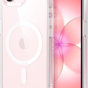 ESR iPhone 17e ケース【3倍米軍MIL規格・MagSafe対応】 iPhone16e用 phone17eケース 黄変防止 耐衝撃 米軍MIL規格認証 最大7倍の磁力ロック ワイヤレス充電 マグセーフ 指紋防止 滑り止め 軽薄型 PC背面TPUバンパー クリア アイフォン16e iPhone17eケース Classicスマホカバーあいふおん17e(HaloLock)透明