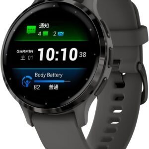 GARMIN(ガーミン) Venu 3 / 3S 2サイズ 7カラー展開 AMOLED(有機EL)ディスプレイ搭載 Suica対応/心拍センサー/ストレスレベル・睡眠時間測定/iOS・アンドロイド対応 / 14日間のバッテリー持続時間(Venu3)10日間(Venu3S)/ スマートウォッチ【日本正規品】心電図(ECG)アプリ対応モデル