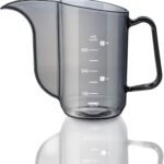 HARIO(ハリオ) V60ドリップケトル・エアー 実用容量350ml 透明ブラック 計量 ポット 日本製 VKA-35-TB