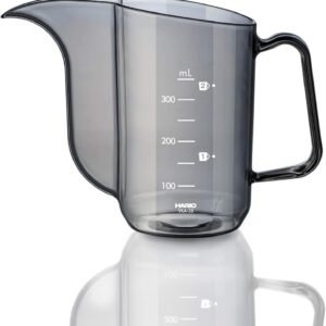 HARIO(ハリオ) V60ドリップケトル・エアー 実用容量350ml 透明ブラック 計量 ポット 日本製 VKA-35-TB