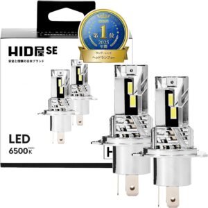 HID屋 SE H4 LEDヘッドライト フォグランプ 18300cd 配線レス ホワイト 車検対応 取付簡単 爆光 12V 2本1セット スペシャルエディション h4 led h4ヘッドライト フォグランプ
