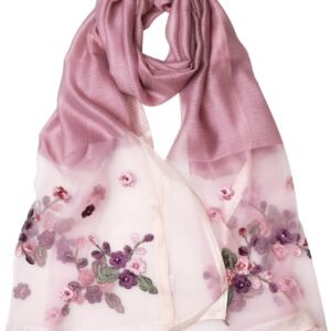 [Lycharoty] ストール レディース 春夏 春物 夏用 大判 uvカット 冷房対策 薄手 シルク 花柄 結婚式 母の日 母の日のプレゼント 誕生日プレゼント 5色展開
