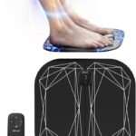 NIPLUX LEG FIT 【母の日】【博士監修 EMS強化 通電率150％UP】足裏 EMS フットマット 足ツボ足裏ケア ５種類モード19段階強 メモリー機能の電気foot fit コンパクト リモコン操作 充電式 足の疲れを取るグッズ ニップラックス 誕生日プレゼント クリスマス プレゼント 新年 ギフト