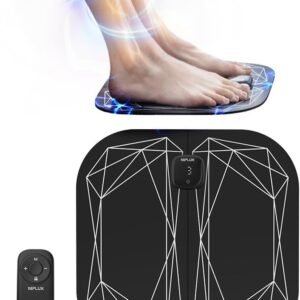 NIPLUX LEG FIT 【母の日】【博士監修 EMS強化 通電率150％UP】足裏 EMS フットマット 足ツボ足裏ケア ５種類モード19段階強 メモリー機能の電気foot fit コンパクト リモコン操作 充電式 足の疲れを取るグッズ ニップラックス 誕生日プレゼント クリスマス プレゼント 新年 ギフト