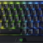 Razer ゲーミングキーボード ワイヤレス 無線 メカニカルキーボード BlackWidow V3 Mini HyperSpeed JP Green Switch 2.4GHz Bluetooth 最大200時間バッテリー メカニカル グリーン軸 65%レイアウト Chroma RGB ABS キーキャップ 日本語配列 【日本正規代理店保証品】 RZ03-03891700-R3J1 ブラック