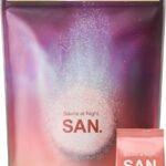 SAN. サン 薬用 炭酸 入浴剤 （ ピンク キンモクセイ&フィグ / 45g×8錠） 医薬部外品 重炭酸 バスタブレット （ 疲労回復/肩こり/腰痛/冷え症/しもやけ ）保湿 成分 （ ヒアルロン酸/コラーゲン/ゆずエキス ） プレゼント ギフト おしゃれ