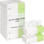 by Amazon ペーパータオル ダブル ホワイト FSC認証紙 400枚(200組) 12パック入