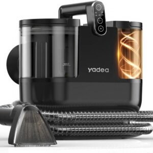 【100℃蒸気噴射×18000Pa超強吸引力】 Yadea R6 Steam カーペットクリーナー スチーム式 加熱式 カーペット洗浄機 布洗浄機 染み抜き ソファクリーナー 絨毯クリーナー 水洗い 車用掃除機 バキュームクリーナー ソファ洗浄 乾湿両用掃除機 マットレス/布製品/ペットシート/車内/ラグ/ソファ/絨毯/掃除用品/ぬいぐるみ