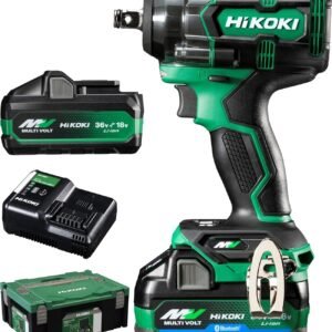 【セット買い】【Amazon.co.jp限定】 HiKOKI(ハイコーキ) 36V充電式インパクトレンチ WR36DH(XPSZ) + マルチボルト蓄電池 BSL36B18X