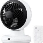 【節電対策】【Amazon.co.jp限定】洗える アイリスオーヤマ サーキュレーター DCモーター お手入れ簡単 20畳 上下左右 分解丸洗い 首振り 節電 部屋干し 梅雨対策リモコン付き パワフルコンパクトサーキュレーターDC AZCF-BD15TEC-W