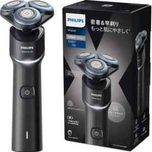 【肌にやさしい】フィリップス 電動シェーバー 5000Xシリーズ 電動 髭剃り メンズ (27枚刃・回転式・お風呂剃り & 丸洗い可) X5007/00 ブラック 【Amazon.co.jp限定】
