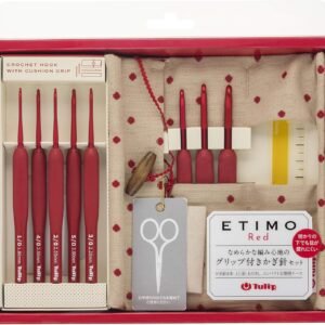かぎ針 『ETIMO Red(エティモレッド) かぎ針セット 赤』 編み針 Tulip チューリップ TED001