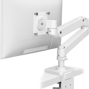 エルゴトロン LX Pro シングル モニターアーム デスクマウント クランプ式 34インチ対応 VESA規格 1.8〜10kg ホワイト 白 メカニカルスプリング方式 10年保証 45-682-290 【日本正規代理店取扱品】