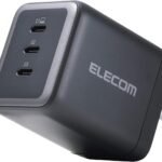 エレコム 充電器 100W 3ポート Type-C USB PD対応 スイング式プラグ採用 ブラック EC-AC113100BK