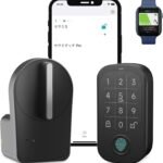 キャンディハウス(Candy House) セサミ5+セサミタッチ2Pro スマートロック ブラック 後付け型 指紋認証 ICカードリーダー 暗証番号