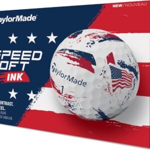 テーラーメイド(TAYLOR MADE) TMJ24 SpeedSoft INK 12個入り スピードソフト インク ブルー ゴルフボール 2024年モデル