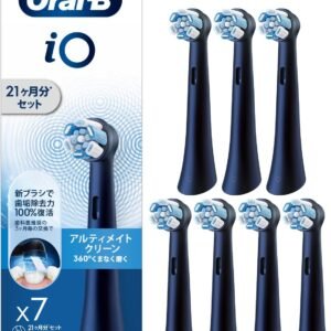 ブラウン 替えブラシ オーラルB iO 正規品 アルティメイトクリーン 1.5年分 (7本) 【iOシリーズ専用】 iORBCB-7EL ブラック 【Amazon.co.jp 限定】