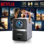 プロジェクター 小型 - [Netflix/Dolby対応/自動台形補正/電動フォーカス] 680ANSI 高輝度 WiMiUS モバイルプロジェクター PrimeVideo/Disney+/YouTube内蔵 リアル1080P 4K対応 WiFi6 双方向Bluetooth5.4 Switch/PC/スマホ接続可 プロジェクター 家庭用 P61Pro