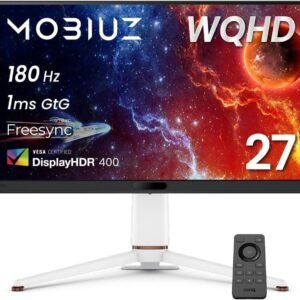 ベンキュージャパン BenQ MOBIUZ EX271Q ゲーミングモニター 27インチ/WQHD/180Hz/1ms/HDR 400/PixSoulエンジン搭載/ESS DAC搭載/FreeSync Premium/輝度自動調整(B.I.+ Gen2)搭載/3年保証(パネル・バックライト1年)