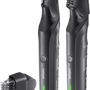 ボディシェーバー メンズ VIO シェーバー 10 段階長さ調節 3-12mm 電動バリカン ムダ毛処理 IPX5 防水 水洗い お風呂剃り可 USB 充電式 Vellope RS01