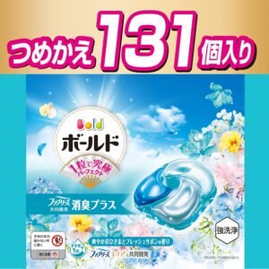 ボールド 洗濯洗剤 太陽のジェルボール 4in1 爽やかおひさまとフレッシュサボンの香り 詰め替え 131個