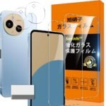 対応 AQUOS sense 9 ガラスフィルム 指紋防止 【2* フィルム + 2* レンズ保護フィルム 1*取り除き発泡板】 国産旭硝子材質 薄型 AQUOS SH-53E 強化ガラス 高光沢 液晶 AQUOS SHG14ガラス Touch対応 SENXLL-sense9G04