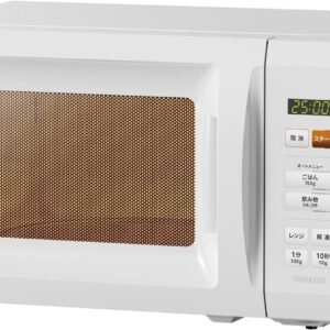 [山善] 電子レンジ 17L 単機能 一人暮らし 二人暮らし ヘルツフリー ターンテーブル オートメニュー搭載 全国対応 タイマー機能付き ホワイト YRM-HF171(W)
