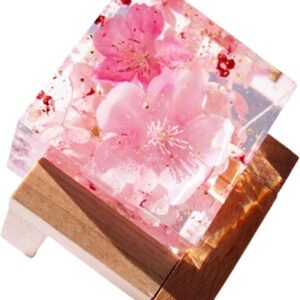 彩香 クリスタルハーバリウム ライトピンク 桜 割れても安心の柔らか素材 母の日 ギフト 敬老の日 仏壇 お供え 高齢者向け フラワーギフト