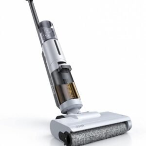 水拭き掃除機 JONR ED12 Lite【日本最軽量】吸引・水洗い・拭き取り3in1 コードレス スティッククリーナー 20000Pa強力吸引 乾湿両用 自動洗浄 壁際1mm清掃 長時間稼働 大容量水タンク 自立式&自走式 モップ機能付き 床拭き/ハードフロア/カーペット/隙間に適用 お手入れ簡単 24ヶ月品質保証