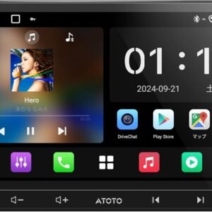 [10.1インチ] ATOTOZONE A5L Android ディスプレイオーディオ2DIN、アンドロイドナビ、Wi-Fi/BT/USBテザリングに対応、カーステレオBluetooth、Android Auto&CarPlayワイヤレス・有線 、内蔵24B-EQ DSP、MirrorLink、FM/SS Radio、USB/TF動画再生、GPS追跡&AI、2G+32G、バックカメラ連動、音声制御