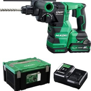 【Amazon.co.jp限定】HiKOKI(ハイコーキ) 36V 充電式 ロータリハンマドリル DH3628DA SDSプラスシャンク 蓄電池1個・充電器・ケース付 DH3628DA(XPZ)