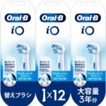 【Amazon.co.jp 限定】ブラウン オーラルB iO 電動歯ブラシ専用替ブラシ アルティメイトクリーン ホワイト 12本 大容量パック IORBCW-12EL