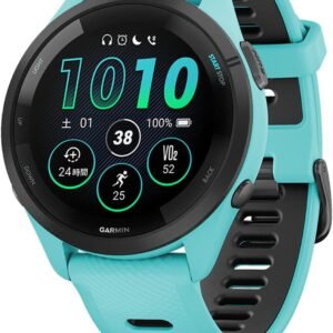 GARMIN(ガーミン)GPSランニングウォッチ Forerunner 265 Music 【ロングバッテリー/超軽量/高精度GPS/色鮮やかなAMOLEDタッチディスプレイ/アプリと連携してデータ管理/睡眠スコア・Body Battery計測/Music保存機能 有・無/Android/iOS対応/Suica機能搭載/防水/日本正規品】