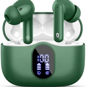 イヤホン bluetooth ワイヤレスイヤホン【2026最新ブルートゥースイヤホン】Bluetooth5.4 ENC通話ノイズキャンセリング 接続瞬時 タッチ操作 HiFi音質 iphone イヤフォン 自動ペアリング 最大40時間再生 超快適設計 LEDディスプレイ Type-C 急速充電 IPX7防水 小型/軽量 Android/Pad適用 スポーツ/WEB会議/通勤/通学