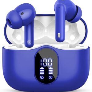 イヤホン bluetooth ワイヤレスイヤホン【2026最新ブルートゥースイヤホン】Bluetooth5.4 ENC通話ノイズキャンセリング 接続瞬時 タッチ操作 HiFi音質 iphone イヤフォン 自動ペアリング 最大40時間再生 超快適設計 LEDディスプレイ Type-C 急速充電 IPX7防水 小型/軽量 Android/Pad適用 スポーツ/WEB会議/通勤/通学