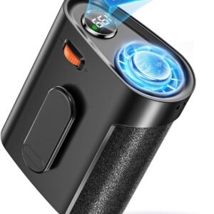 腰掛け扇風機 強力 大風量 小型 【2026革新版 ＆ -28℃瞬間冷却】冷却プレート付き 0~199無段階風量調節10000mAh大容量 日本製超高速モーター搭載 携帯扇風機 ベルトファン 首掛け・腰掛け・卓上・手持ち ウエスト USB-C充電式 Type-Cミニファン 超軽量 極静音 熱中症対策 通勤・アウトドアに最適 作業 男女兼用 持ち運び便利 熱中症対策 暑さ対策グッズ(ブラック)