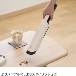【Amazon.co.jp限定】 Shark シャーク 掃除機 ハンディクリーナー コードレス WV321JWH EVOPOWER EX フローリング用延長ノズル付 スティッククリーナー スティック ハンディ クリーナー コードレス掃除機 充電式 アイボリー