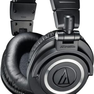 オーディオテクニカ ATH-M50x プロフェッショナルモニターヘッドホン 有線 DTM レコーディング ミックス マスタリング DJ 宅録 【国内正規品】ブラック