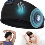 LC-dolida オーバーヘッドホン ヘッドバンドヘッドホン 睡眠用 ヘッドバンド Bluetooth5.4 ヘッドフォン スリープ ワイヤレス イヤホン スポーツ 柔らかい 吸汗速乾性 HiFiサウンド 防音イヤーマフ iPhone&Android対応 技術適合証明済 寝ホン ヘアバンド メンズ レディース 女の子 男の子に対応 シルクブラック
