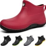 [MERPHINE] レインブーツ メンズ レディース サイドゴア ショート 雨靴 レインシューズ 防水 ショートブーツ 釣り 農業 園芸 雨の日 通勤 男女兼用
