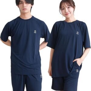 [ルアンナジェナ] 【雑誌Tarzan掲載】 リラクシングウェア パジャマ ルームウェア 上下セット メンズ レディース ユニセックス 半袖 ハーフパンツ 夏用 プレゼント ギフト