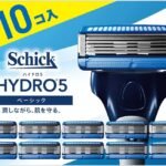Schick(シック) ハイドロ5ベーシック 5枚刃 替刃(10コ入) 男性用 髭剃り カミソリ