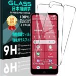 【2枚セット】 対応 らくらくスマートフォン a A401FC/Lite MR01 ガラスフィルム スマホ 保護フィルム (2枚) 【日本製素材旭硝子製】 用 らくらくスマートフォン a A401FC/Lite MR01 フィルム 強化ガラスフィルム 全面吸着 高透過率、硬度9H、3D Touch対応、飛散防止、指紋・汚れ防止、気泡ゼロ、ラウンドエッジ加工【FAMROLLS正規品】