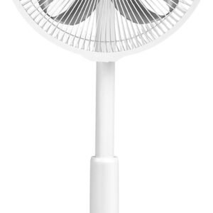 COMFEE' 扇風機 リビング ACモーター クローバー羽 静音 大風量 左右自動首振り 上下角度調節 風量3段階調節 1~3h タイマー機能 強力送風 省エネ 小型 コンパクト 洗える ホワイト色 CFS-30PWM0D1