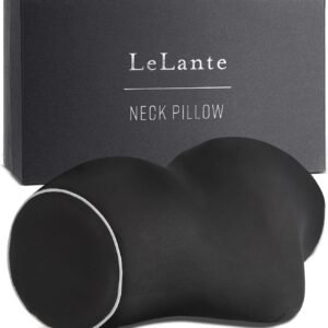 【雑誌LDK掲載】 LeLante 首 ストレッチ 首枕 ネックピロー 伸ばす 枕 男性 女性 ギフト 母の日 父の日 ブラック